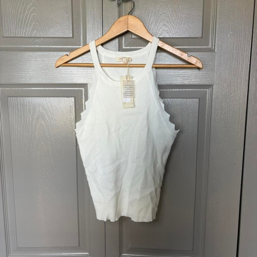 Y2K cami tank Size S New with tags femme fairy scalloped hem